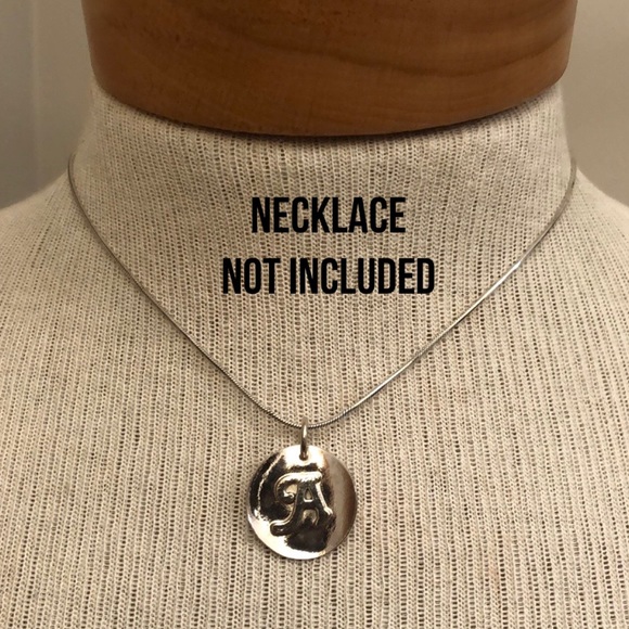 Larry Wilkes Sterling Round “A” Initial Charm NWOT - Picture 2 of 8